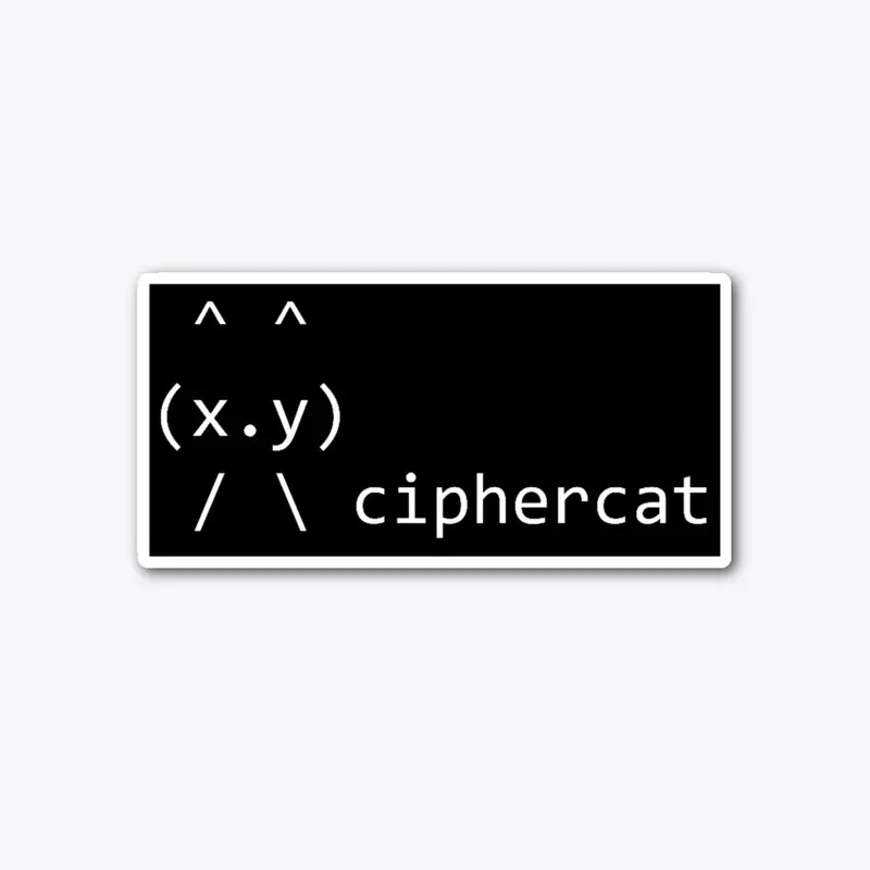 CipherCat Sticker